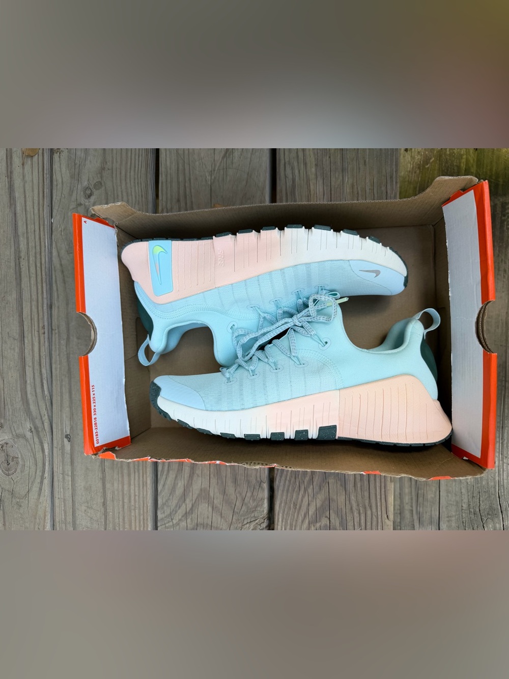 Nike Kids Mint & Peach Lightweight Sneakers